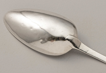 Irish Georgian Silver Bright Cut Tablespoons (Pair) - Wicklow Regiment (Set 2 of 2)
